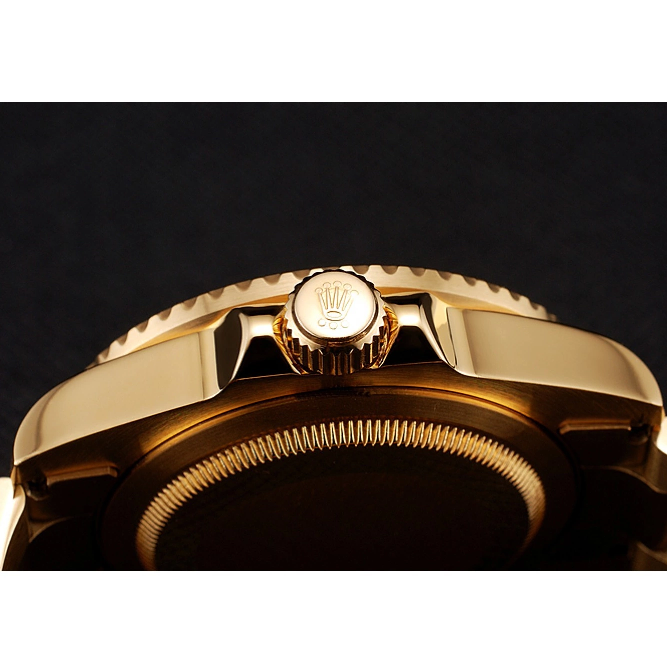 Aaa replica watch II Bracelet Gold GMT Black Master Dial Rolex And 1453749 Bezel Case Gold Swiss 0618